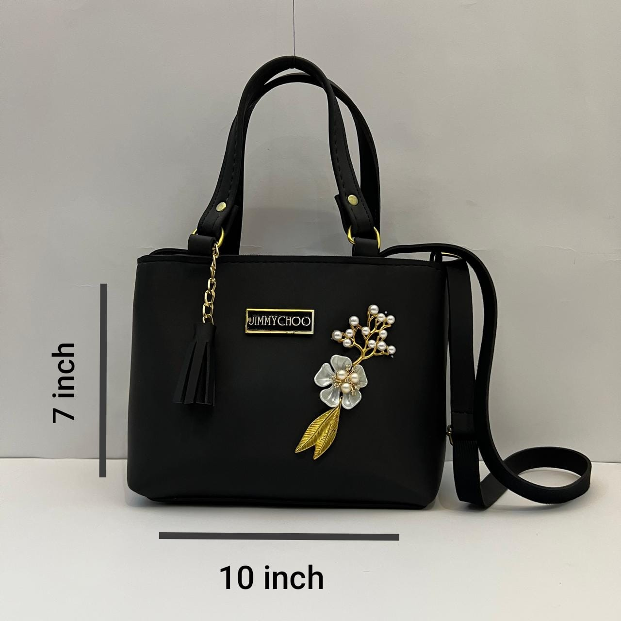 Hand Bags - Shoulder Bag with long belt