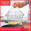 12 IN 1 Vegetable Frying, Foldable Strainer, Chef Basket