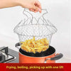 12 IN 1 Vegetable Frying, Foldable Strainer, Chef Basket