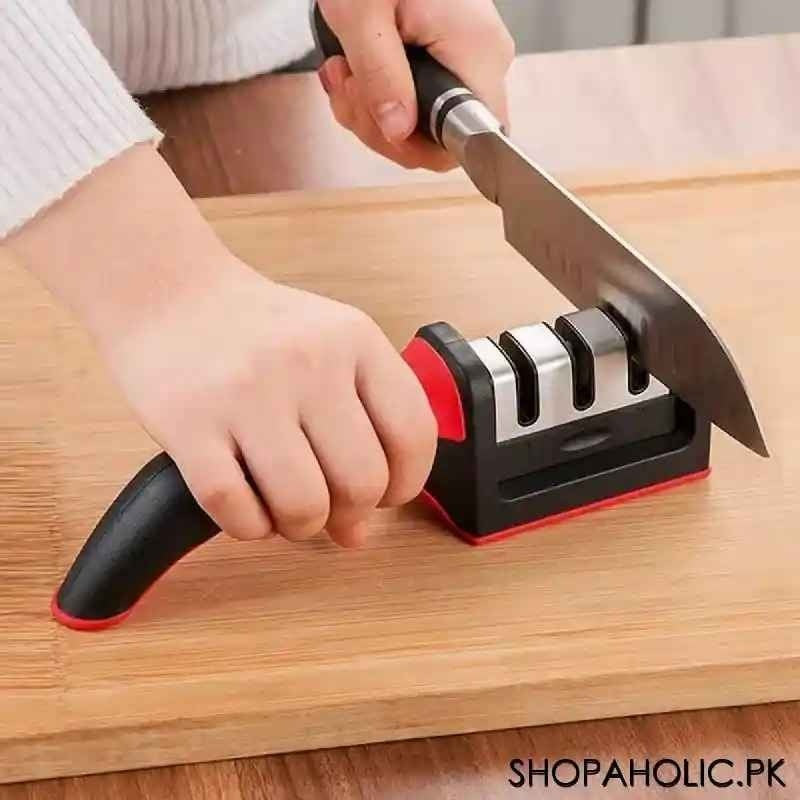 3-in-1 Knife Sharpener Set with Ceramic Peeler