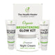 Brightening Glow Kit by The Health Healer | Face Wash, Scrub & Night Cream Set