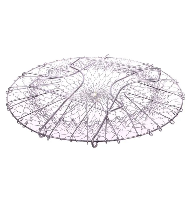 12 IN 1 Vegetable Frying, Foldable Strainer, Chef Basket